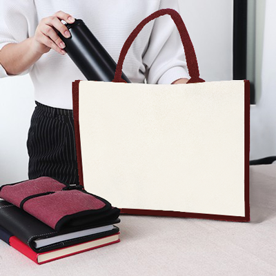 Colour Strip Laminated Canvas Bag - 10oz