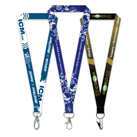 Custom Dye Sublimation Lanyard with Logo Printing