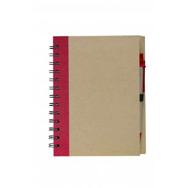 EC03 Eco Notepad with Pen - Custom Logo Printing
