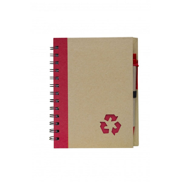EC04 Eco Notepad with Pen - Custom Logo Printing