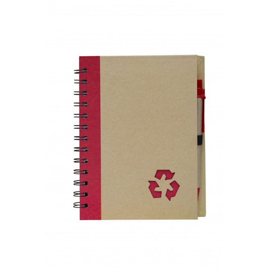 EC04 Eco Notepad with Pen - Custom Logo Printing