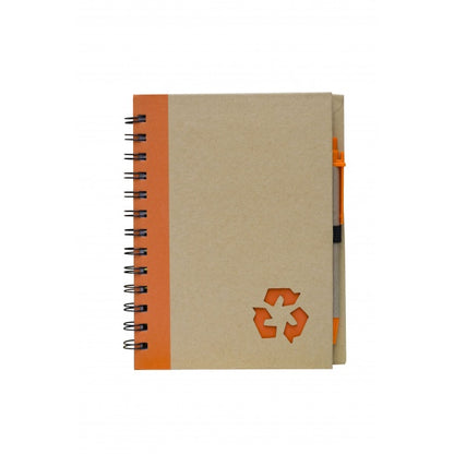 EC04 Eco Notepad with Pen - Custom Logo Printing