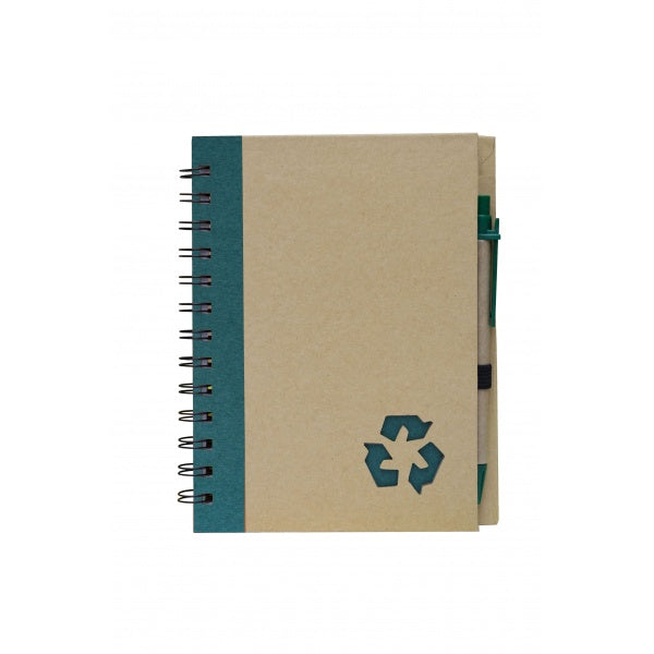 EC04 Eco Notepad with Pen - Custom Logo Printing