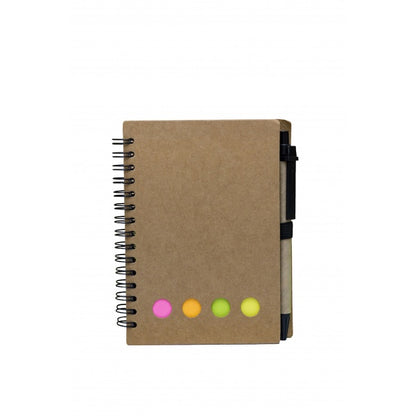 EC06 Eco Notepad with Pen - Custom Logo Printing