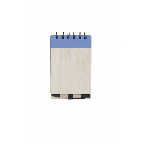 EC09 Eco Notepad Bamboo Cover with Penwith Pen