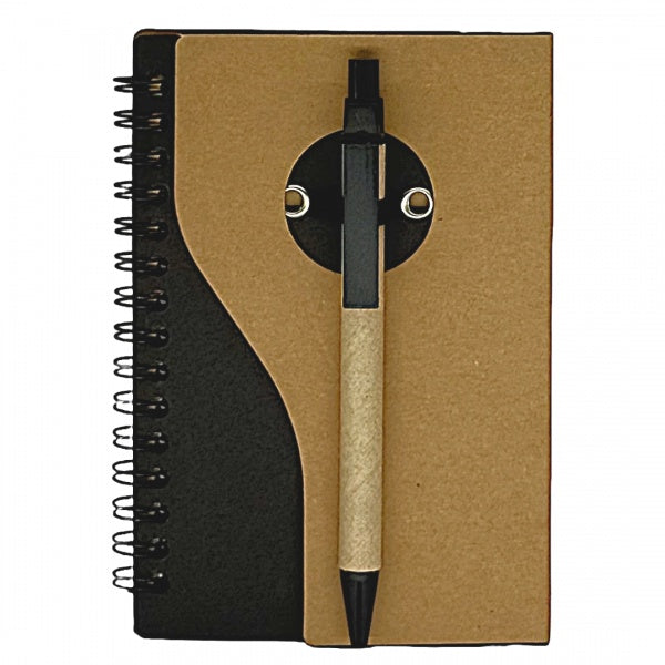 EC24 Eco Notepad with Pen – Custom Logo Printing