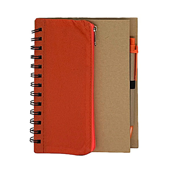 EC25 Eco Notepad with Non-Woven Pouch with Pen – Custom Logo Printing