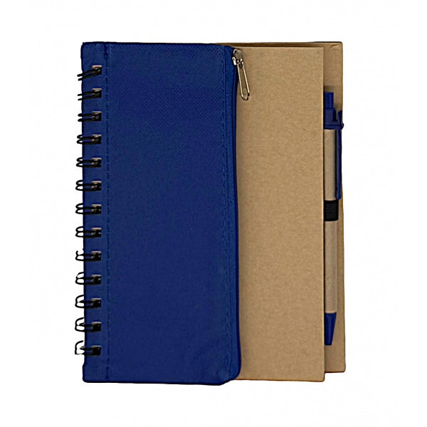 EC25 Eco Notepad with Non-Woven Pouch with Pen – Custom Logo Printing