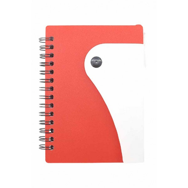 EC40 PVC Notepad with Pen - Custom Logo Printing
