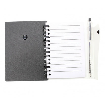 EC40 PVC Notepad with Pen - Custom Logo Printing