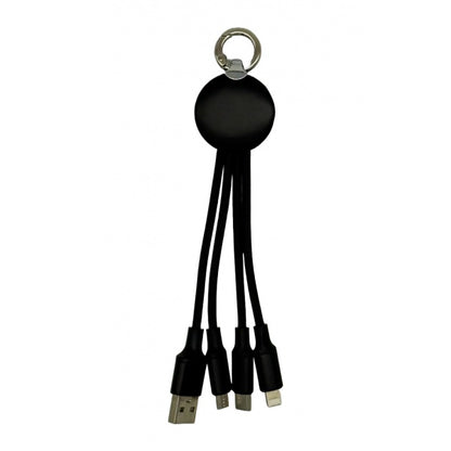 EP36 3-in-1 Retractable USB Cable – Custom Logo Promotional Charging Cable