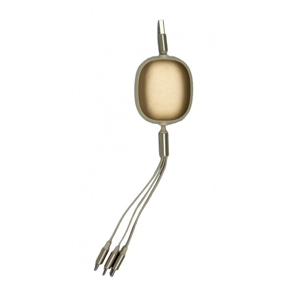 EP40 3-in-1 Retractable USB Charging Cable – Custom Logo Promotional