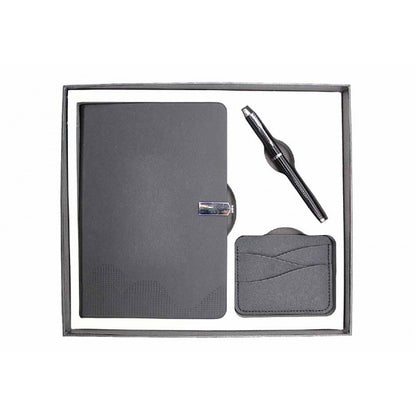 GB08 Gift Box Set Notebook , Card Holder & Metal Pen