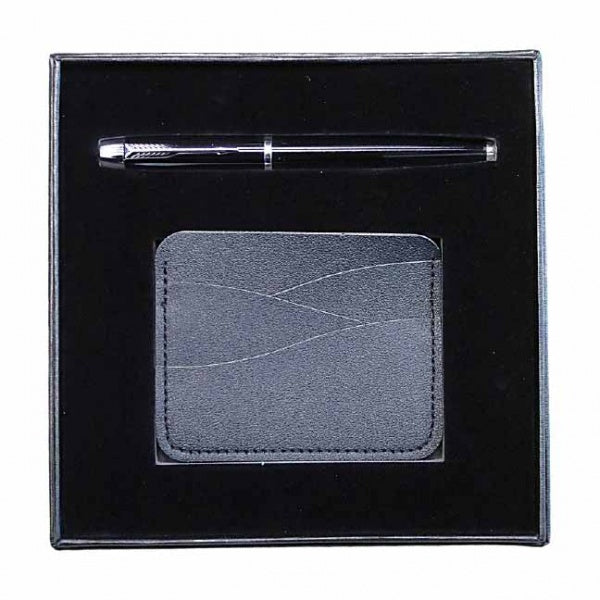 GB09 Gift Box Set Card Holder & Metal Pen
