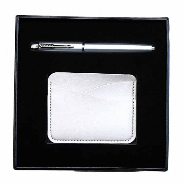 GB09 Gift Box Set Card Holder & Metal Pen
