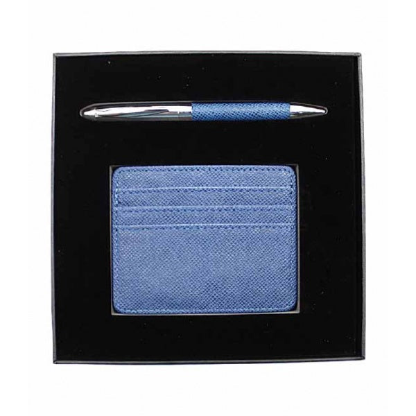 GB18 2 in 1 Gift Box Set Card Holder & Metal Pen