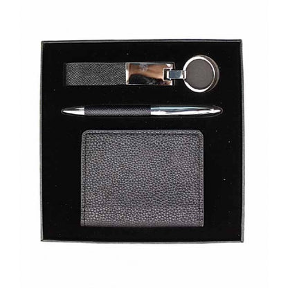 GB19 3 in 1 Gift Box Set Card Holder , Key Holder & Metal Pen