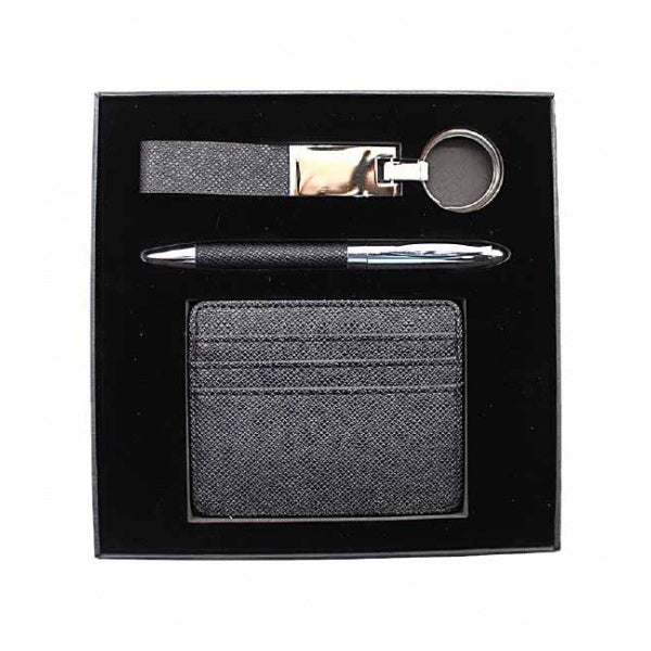 GB20 3 in 1 Gift Box Set Card Holder , Key Holder & Metal Pen