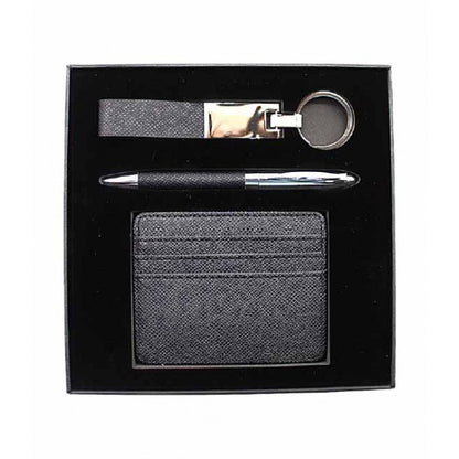 GB20 3 in 1 Gift Box Set Card Holder , Key Holder & Metal Pen