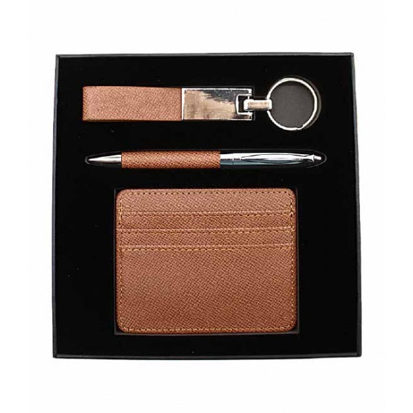 GB20 3 in 1 Gift Box Set Card Holder , Key Holder & Metal Pen