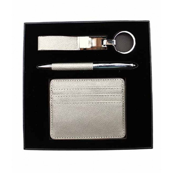 GB20 3 in 1 Gift Box Set Card Holder , Key Holder & Metal Pen