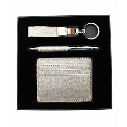 GB20 3 in 1 Gift Box Set Card Holder , Key Holder & Metal Pen