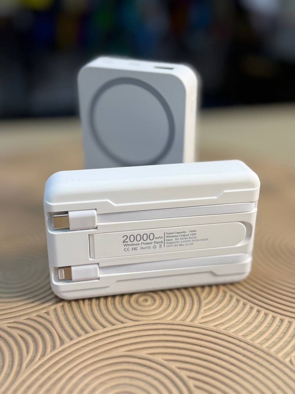 Custom Printing Magnetic Wireless Power Bank 20,000mAh (66W Fast Charging)