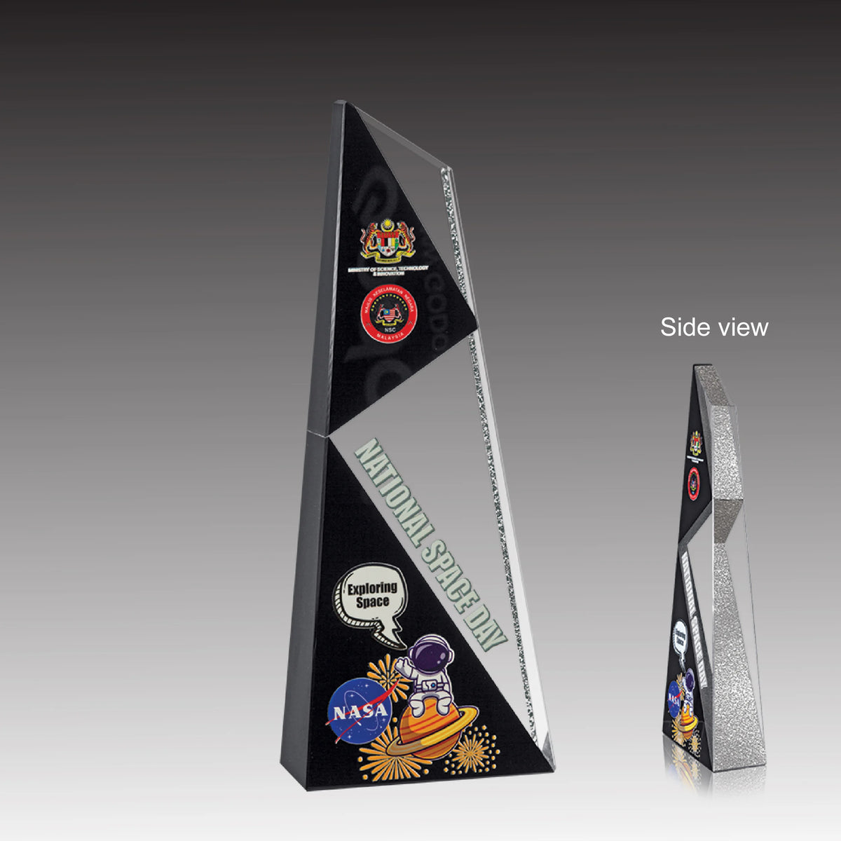 Black Crystal Plaque (CP3854)
