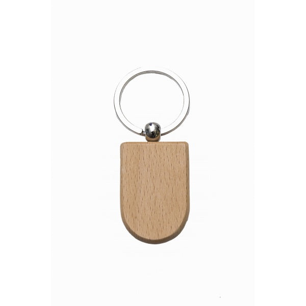 KC14 Oval Wooden Keychain Custom Printing