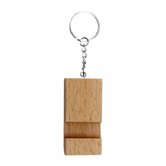 KC33 Rectangle Wooden Keychain Custom Printing