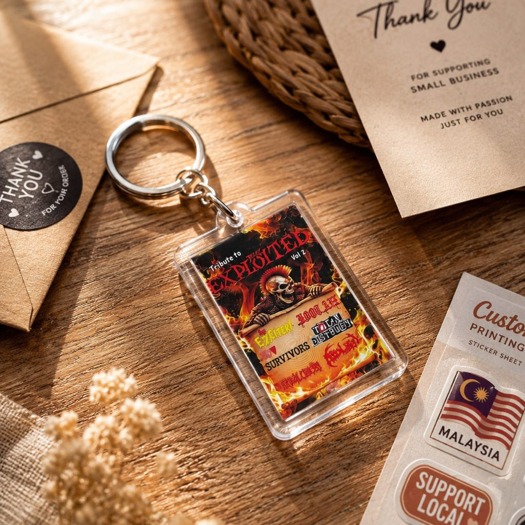 KC0  Keychain Arcylic Custom Printing