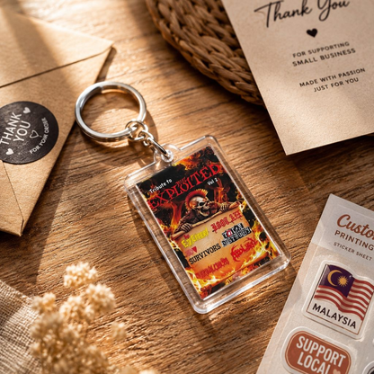 KC0  Keychain Arcylic Custom Printing