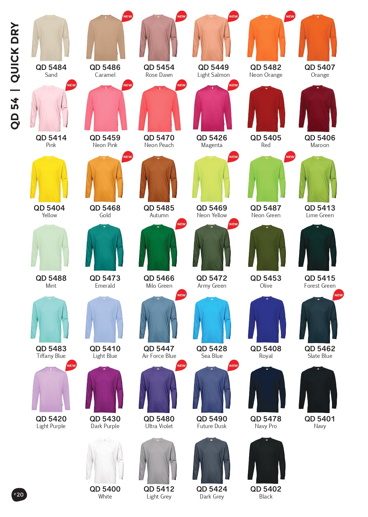 QD54 Tshirt Printing Jersey Long Sleeve