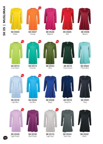 SK05 Tshirt Muslimah Jersey with Printing