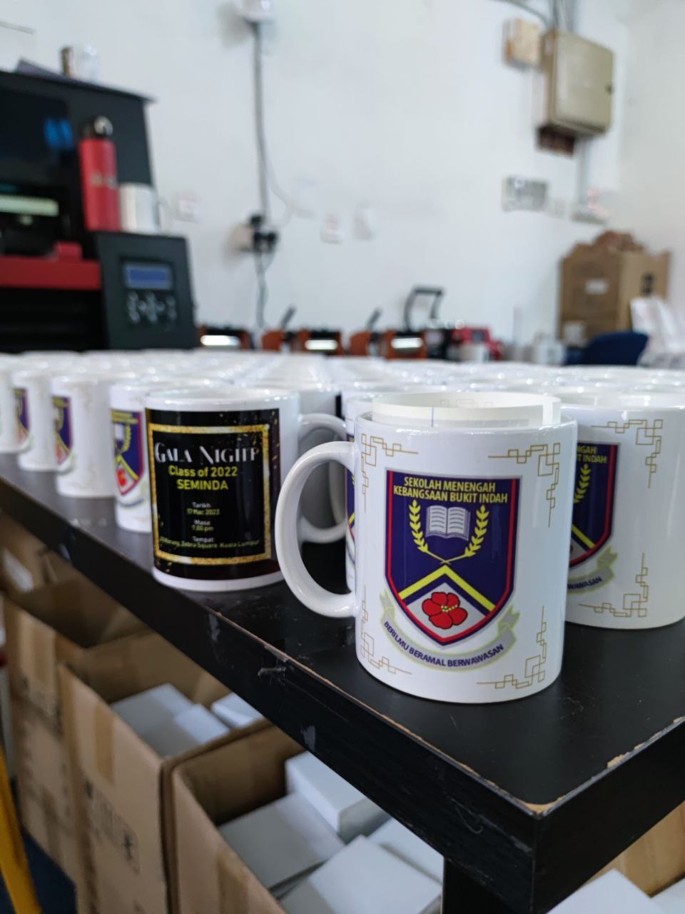 Ceramic mug with sublimation printing 400ml
