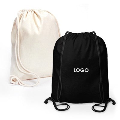 Pure Cotton Canvas Drawstring Bag - 11oz
