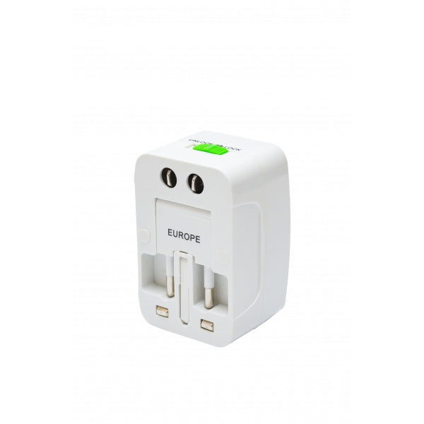 TA06 Universal Travel Adapter | Multi Travel Plug Adapter with Custom Logo Printing