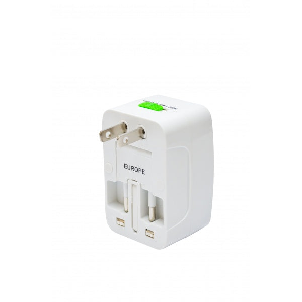 TA06 Universal Travel Adapter | Multi Travel Plug Adapter with Custom Logo Printing