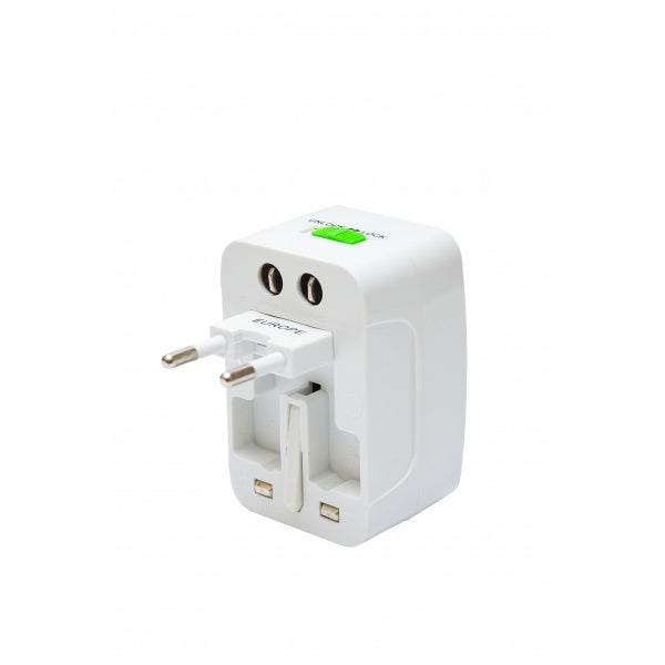 TA06 Universal Travel Adapter | Multi Travel Plug Adapter with Custom Logo Printing