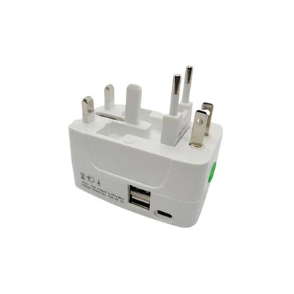 TA10 Universal Travel Adapter | Multi Travel Plug Adapter with Custom Logo Printing