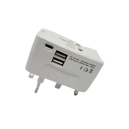 TA10 Universal Travel Adapter | Multi Travel Plug Adapter with Custom Logo Printing
