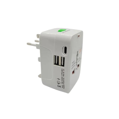 TA10 Universal Travel Adapter | Multi Travel Plug Adapter with Custom Logo Printing
