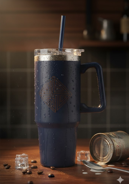 AM69 Auto Mug  900ml Matt Stainless Steel 304