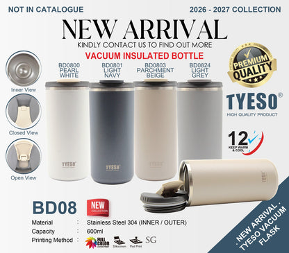 BD08 TYESO Vacuum Flask 600ml