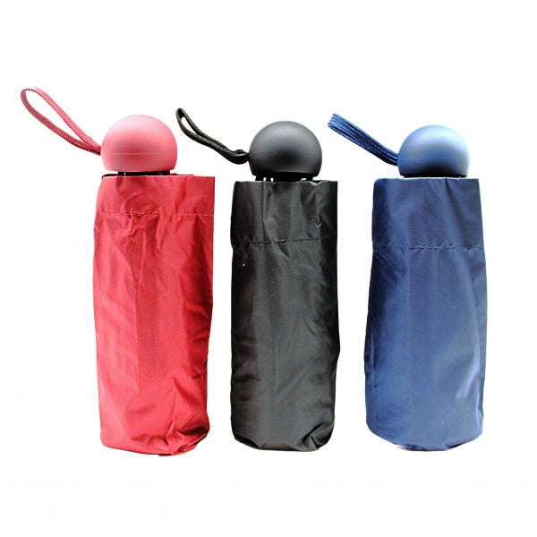 UM25 Umbrella 23" Pocket Size Black Coated Inner