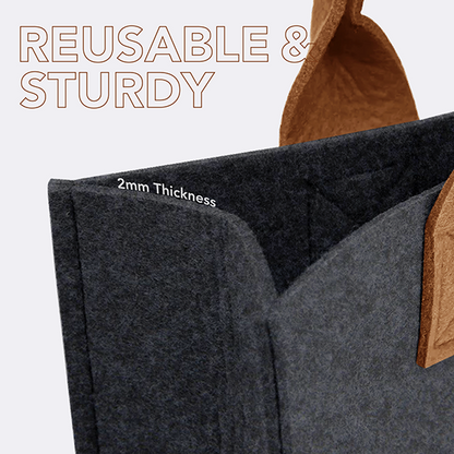 URBAN Felt 2 Tone Tote Bag - L
