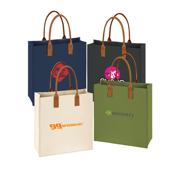 Felt Bag URBAN 2 Tone Tote Bag - M