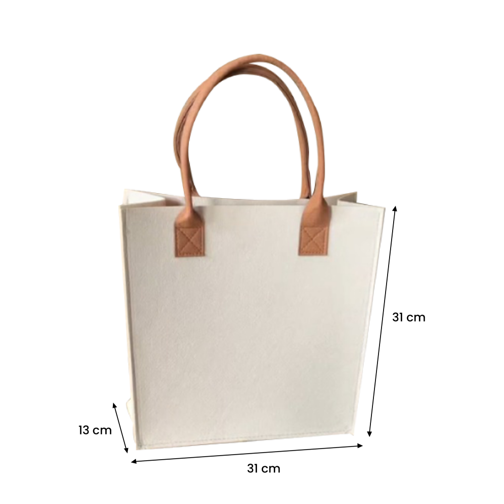 Felt Bag URBAN 2 Tone Tote Bag - M