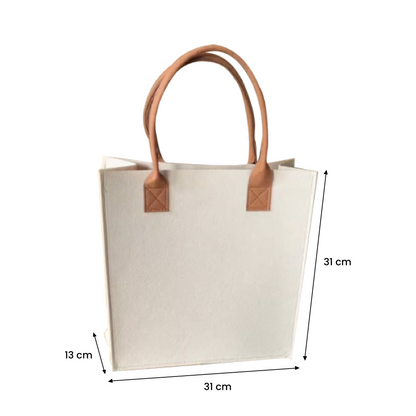 Felt Bag URBAN 2 Tone Tote Bag - M